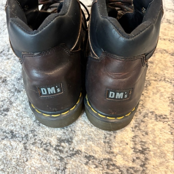 Dr. Martens Vintage Brown Leather Boots Men’s size 12 - Picture 3 of 9